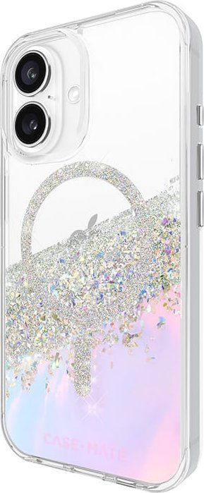 Mbrojtëse telefoni Case Mate Karat Soap Bubble MagSafe, për iPhone 16, transparente me shkëlqim