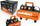 Kompresor me bateri Neo 04-620, 3.8L, 8 bar, portokalli