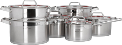 Set tenxheresh Zwieger Klassiker, 11 pjesë, për induksion dhe gaz, argjendtë