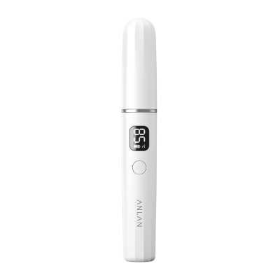 Kthyes qerpikësh elektrik Anlan 08 AJMJ31 02A, 3 nivele temperature, rimbushje USB, i bardhë