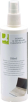 Solucion pastrimi për ekran edhe tastierë Q-Connect KF04502, 250 ml, me spruco, i bardhë
