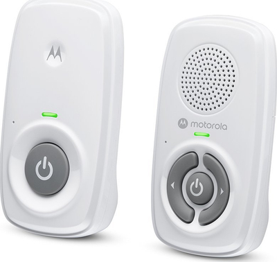 Бебешки монитор Motorola AM21, аудио DECT, дострел до 300 m, бел