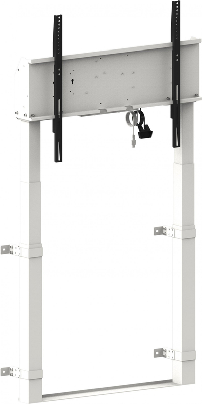 Stendë dyshemeje për monitor iiyama MD-WLIFT2031-W1, 55"-98", rregullim lartësie, e bardhë