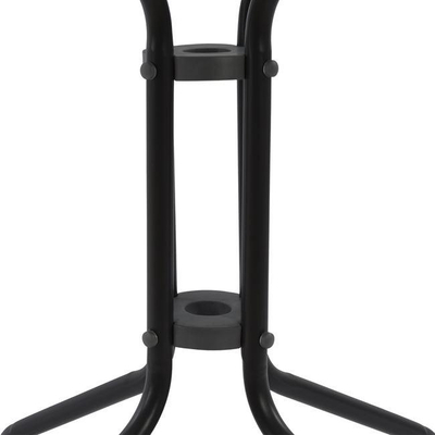 Tavolinë kopshti Figo HM5035.01, metalike, 60x60x72 cm, gri e errët