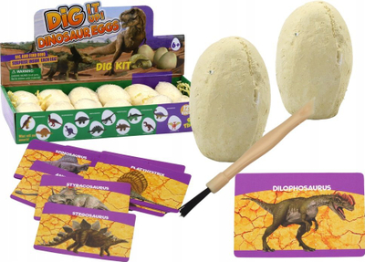 Set arkeologjik Leantoys Dinosaur Excavations, 12 pjesë, lodër edukative për fëmijë