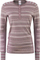 Bluzë termo për goca Kari Traa Akle LS, lesh merino 210 g/m², mëngë të gjata, taupe