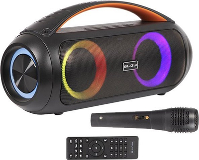 Пренослив звучник Boombox Караоке, Блутут, УСБ SD, црн