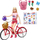 Set lojërash Barbie Pink Passport Holland, kukull me biçikletë, aksesorë udhëtimi, rozë