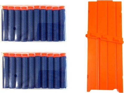 Pushkë lodër Blaze Storm Lean Sport, elektrike, me 20 darta shkumë, blu me portokalli