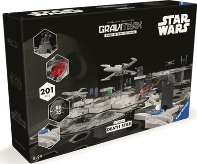Set lojërash Ravensburger GraviTrax Star Wars Death Star Action Set, 201 copë, për fëmijë, shumëngjyrësh