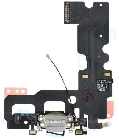 Fleks karikimi OEM për iPhone 7, port USB, i zi