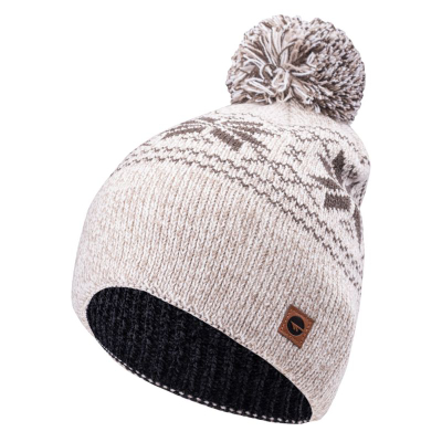 Kapele dimri Hi-tec Pascal W 92800438541, me pompon, për gra, gri