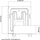 Mbajtëse metalike InLine për media player, 32-46 mm, e zezë