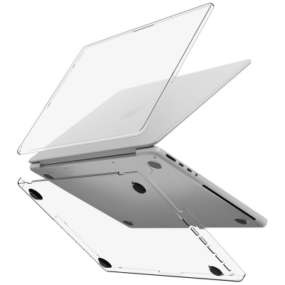 Kuti mbrojtëse Uniq Vero për MacBook Pro 14", për M1–M4 2021–2024, polikarbonat, transparente