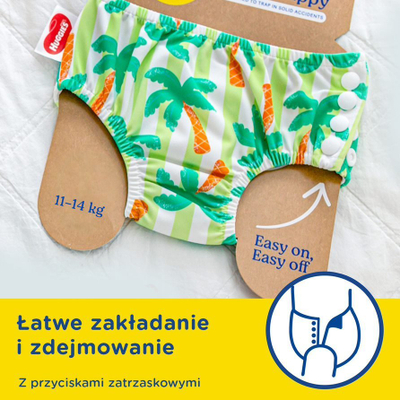 Pelenë noti Huggies Little Swimmers Reusable Tropical, madhësia 3-4, 11-14 kg, shumëngjyrëshe
