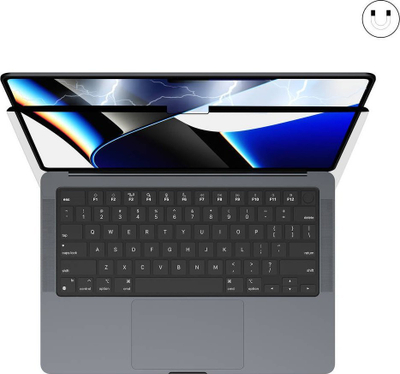 Filtër privatësie Jcpal EasyOn për MacBook Pro 14, me magnet, matte, i zi