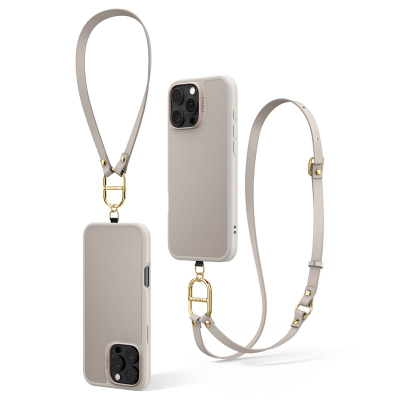 Mbrojtëse për iPhone 16 Pro Spigen Cyrill Kajuk MagSafe, krem