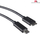 Kabllo Maclean Micro USB 3.0 me USB C, 1m, SuperSpeed, e zezë