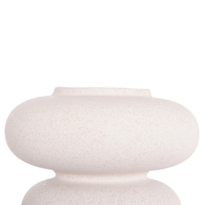 Dekor tavoline qeramike Rook Φ18x17Hcm (HM4629.01), bardhë