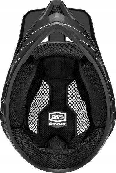 Шлем full face 100% STATUS DH/BMX Youth, големина S 47–48 cm, црна