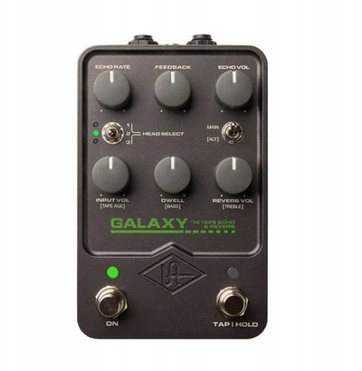 Pedal efektesh Universal Audio GPM-GLXY Reverb, emulim Galaxy 74, për kitarë edhe studio