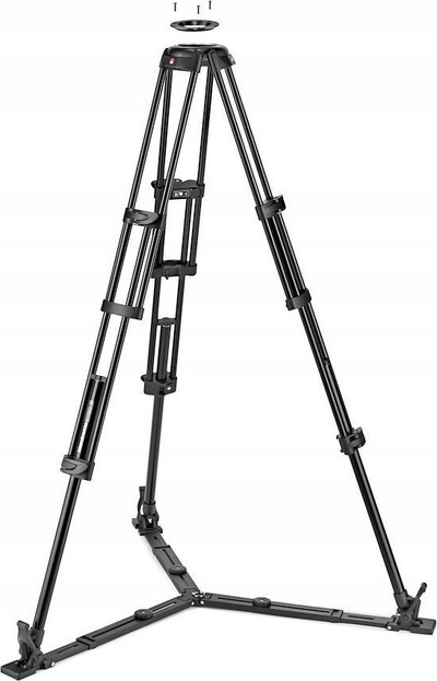 Трипод Manfrotto MVTTWINGA, двојни алуминиумски нозе, поден проширувач