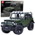 Set tullash ndërtuese Construction Bricks Off Road Car, 2078 pjesë, jeshile kaki