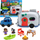 Set lodrash Fisher-Price Little People Light-Up Learning Camper, edukativ, me drita dhe tinguj, shumëngjyrësh