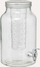 Dispenser pije Fuzy 6L, xham, transparent