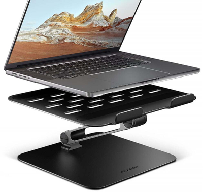 Stendë për laptop dhe tabletë Axagon STND-LQB, metal alumini, deri 17.3", e zezë