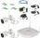 Set monitorimi Wi-Fi Zamel ZMB-01, 2MP, Full HD, i bardhë