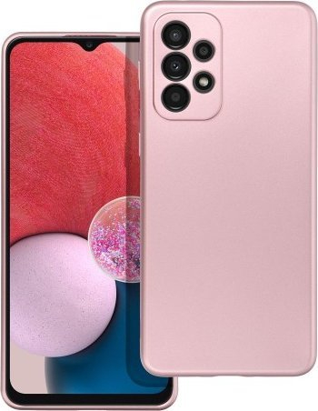 Këllëf metalik për telefon Samsung Galaxy A53 5G, TPU, mbron nga goditjet, rozë