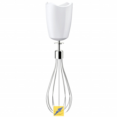 Aksesor rrahës Braun Multiquick MQ 10, për Multiquick 5 dhe 7, inoks, i bardhë