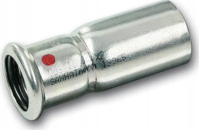 Nipli reduktus Sanha Therm, 54x42 mm, çelik karboni