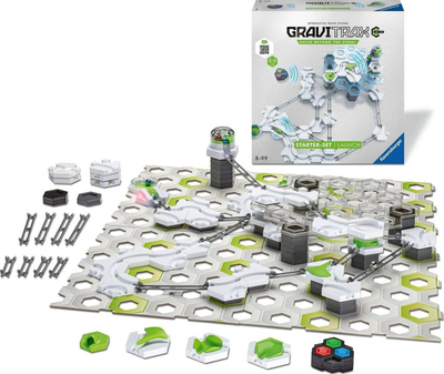 Set ndërtimi Ravensburger GraviTrax Power Launch, interaktiv, për kalamaj 8+