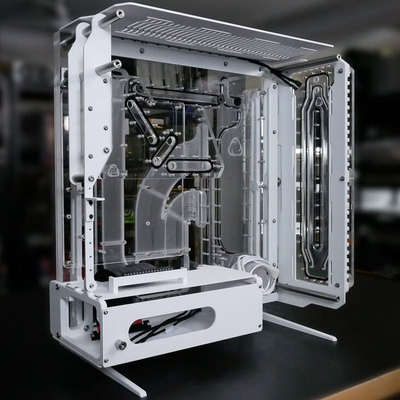Pllakë uji për PC Singularity Computers Spectre 2.0 Elite Kit Side, akrilik, e bardhë