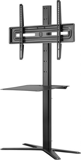 Stendë dyshemeje për TV One For All, 32"-85", 25 kg, me rrota, e zezë