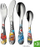 Set takëmesh për kalamaj WMF Disney Cars 2, 4 pjesë, çelik inox, shumëngjyrësh