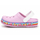 Sandalet Crocs FL Star Band Clog Jr 207075-6GD, nga materiali Croslite, për kalamaj, rozë
