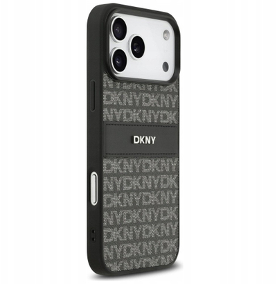 Mbulojë telefoni DKNY, për iPhone 17 Pro Max, me butona, e zezë