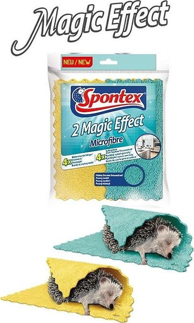 Lecka mikrofibër Spontex Magic Effect, set 2 copë, 20.5x22 cm