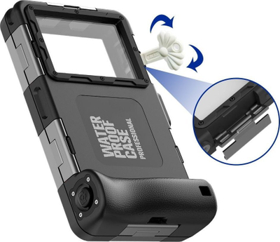 Këllëf uji Tech-Protect IPX8 universal për telefona 4.7-6.7\", i zi