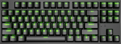 Tastierë mekanike gaming Genesis THOR 404 TKL, Gateron Yellow Pro, RGB, e zezë