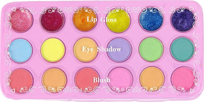 Set bukurie lodër Leantoys Magical Unicorn, me valixhe, për kalamaj 3+, rozë
