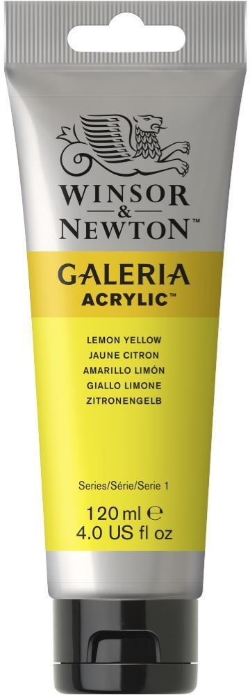 Bojë akrilike Winsor & Newton Galeria, 120 ml, Lemon Yellow 346