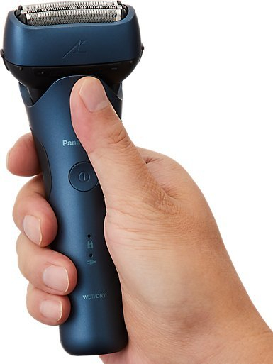 Makinë rroje elektrike Panasonic ES-LT4B-A803, 3 tehe inox, Wet & Dry, blu