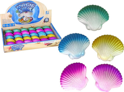 Lodër Magic Shell Sea Animals, guaskë magjike, 6 cm, shumëngjyrëshe