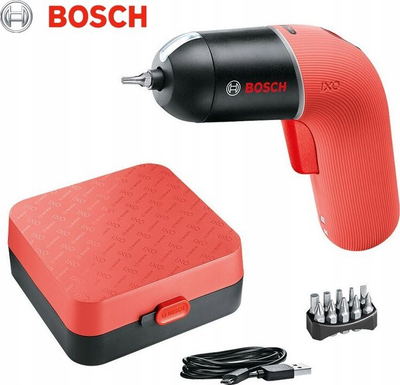 Hapës shishe Bosch Bottle Opener, dorezë ergonomike, çelik karboni i kromuar, i kuq