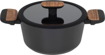 Set tigan dhe tenxhere Resto Casserole 93187, 20cm 2.6L, me veshje Teflon, e zezë