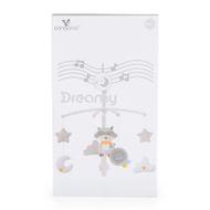 Lodër shtrati për bebe Cangaroo Dreamy, i bardhë